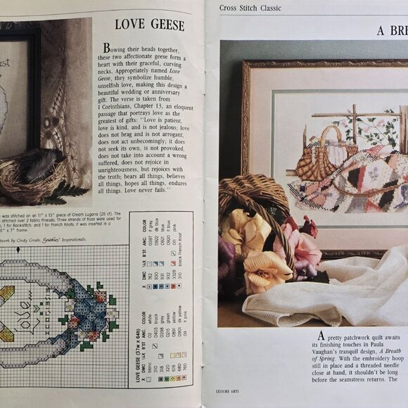 For The Love Of Cross Stitch Magazine Premier Issue 22 Projects Including Cloth - Picture 4 of 15